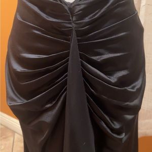 Dina Bar-el | Women’s 100% Silk Black Cocktail Party Dress Size Medium